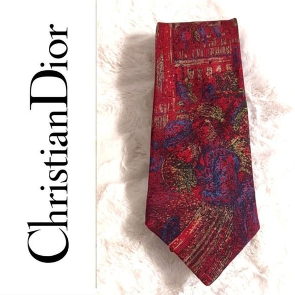 CHRISTIAN DIOR Monsieur Silk Necktie - Picture 1 of 4